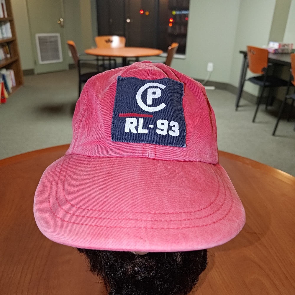 Vtg 1993 Polo Ralph Lauren Long Brim CP RL-93 Stadium Hat Size M Rare